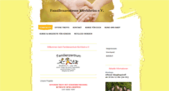 Desktop Screenshot of familienzentrum-kirchheim.de