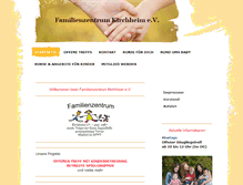Tablet Screenshot of familienzentrum-kirchheim.de